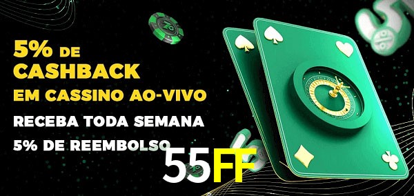 Promoções do cassino ao Vivo 55FF